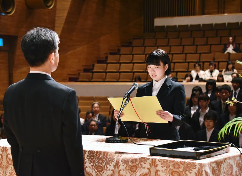 第１０期生 入学式 駒沢看護専門学校 北海道岩見沢市 学校法人駒沢岩見沢学園